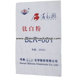 Cina Tas Kertas Multiwall yang dapat didaur ulang Kantong Kertas Kraft Putih untuk Titanium Pigment Packing pemasok