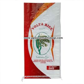 Cina Bopp Film Laminated Polypropylene Rice Packaging Bags untuk Tepung / Gula / Garam Packing pemasok