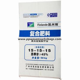 Cina Polypropylene Woven Fertilizer and Chemicals Packaging Bag Sacks dengan Flexo Printing pemasok