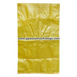 Cina Anti-slip Yellow Polypropylene Virgin PP Woven Bag Sacks untuk Packing Cement, Coal, Malt pemasok