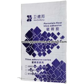 Cina OEM &amp; ODM Reusable Dilapisi PP Woven Bags Waterproof untuk Packing Tiles Adhesive pemasok
