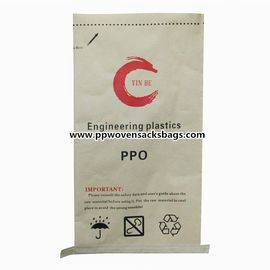 Cina Kraft Paper &amp;amp; Plastic Compound Sacks / Raphe Multiwall Paper Bags untuk Packing Chemicals pemasok