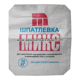 Cina Block Bottom Woven Polypropylene Valve Cement Packing Bags dengan Customized Printing pemasok